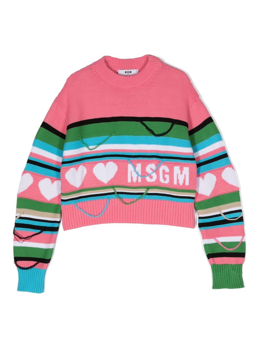 [빠른배송] MSGM 컬러 블록 스웨터 MS029433