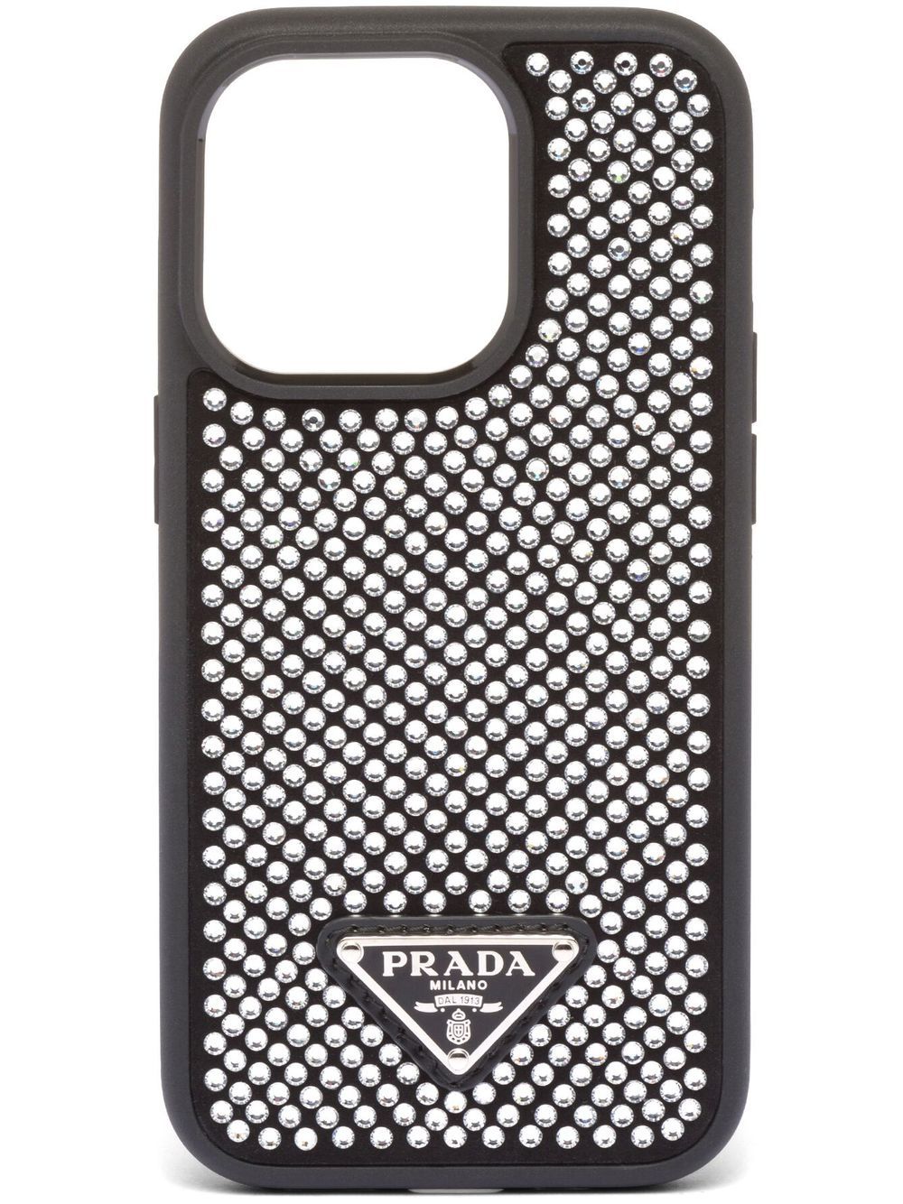 [빠른배송] 프라다 크리스털 장식 아이폰 14 프로 맥스 케이스 1ZH1632AWL