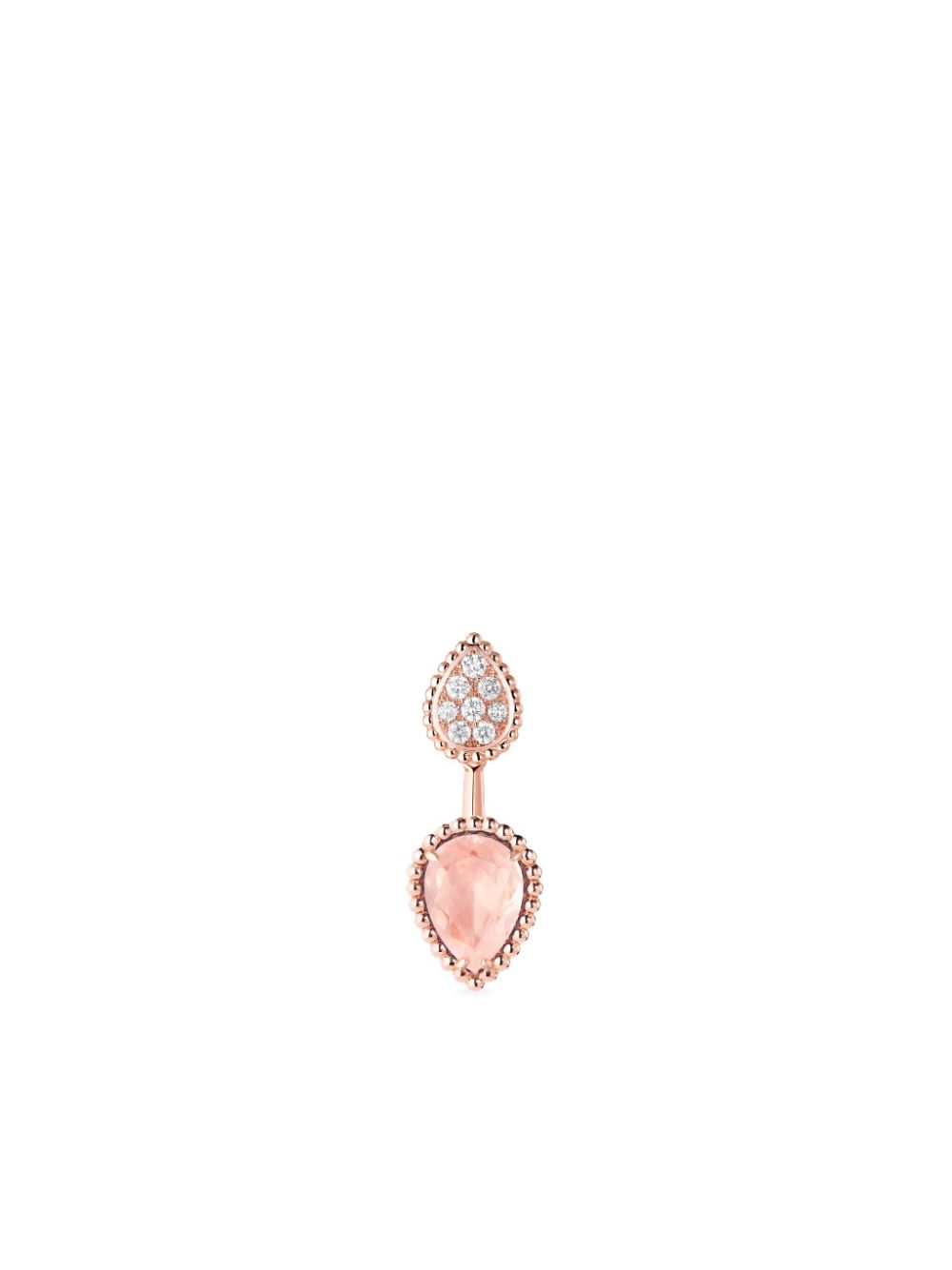 [빠른배송] 부쉐론 쎄뻥 보헴 18K 로즈 골드 다이아몬드 싱글 귀걸이 JCO01567