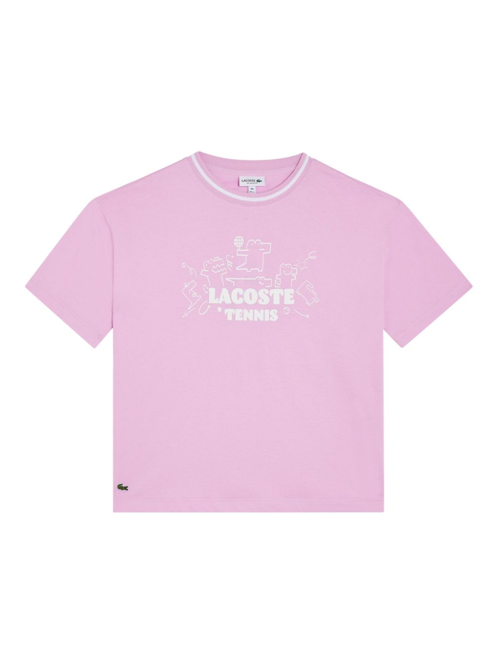 [빠른배송] 라코스테 로고 프린트 티셔츠 TJ7659