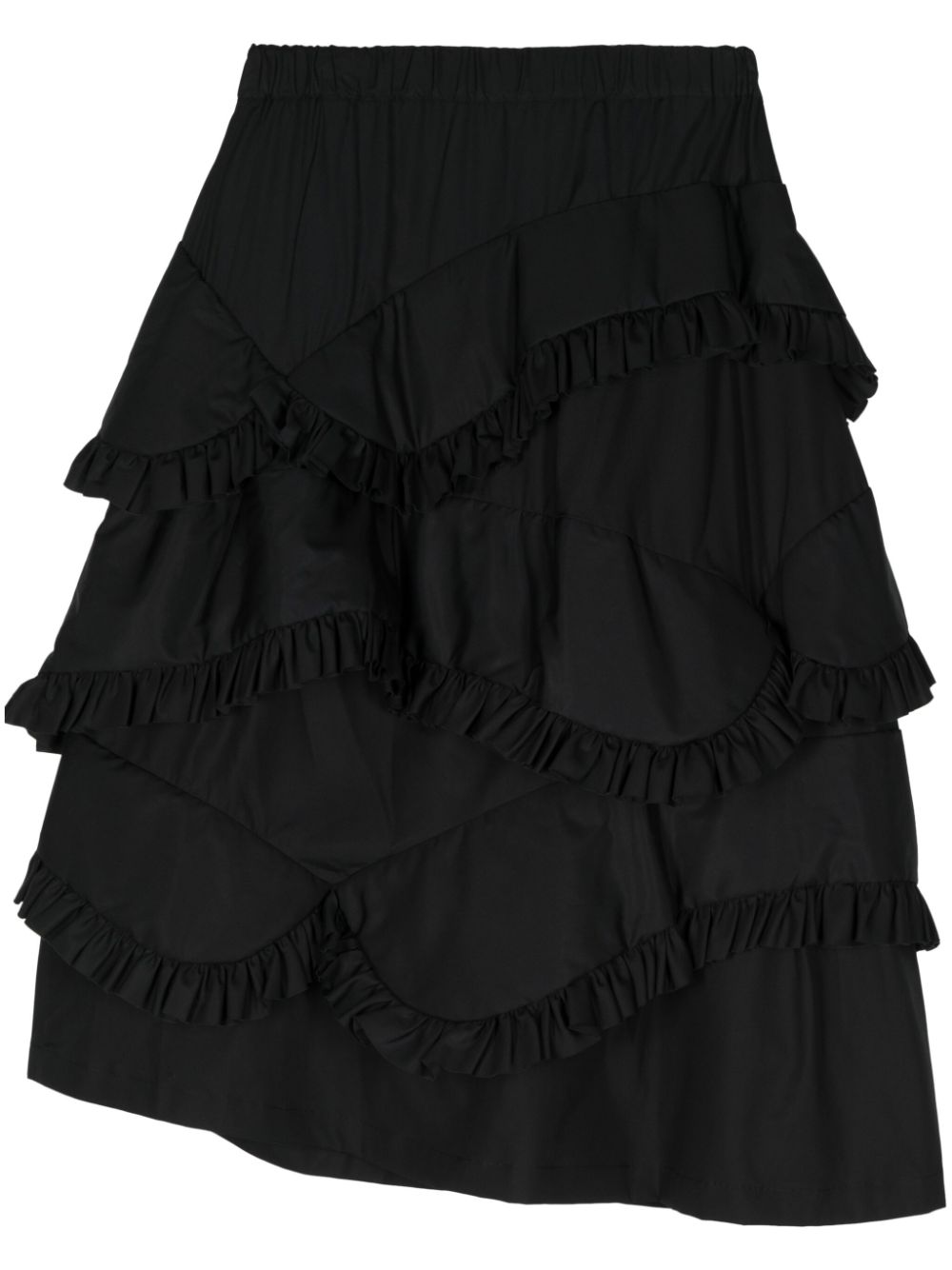 [빠른배송]  layered-design cotton skirt 3MS006051