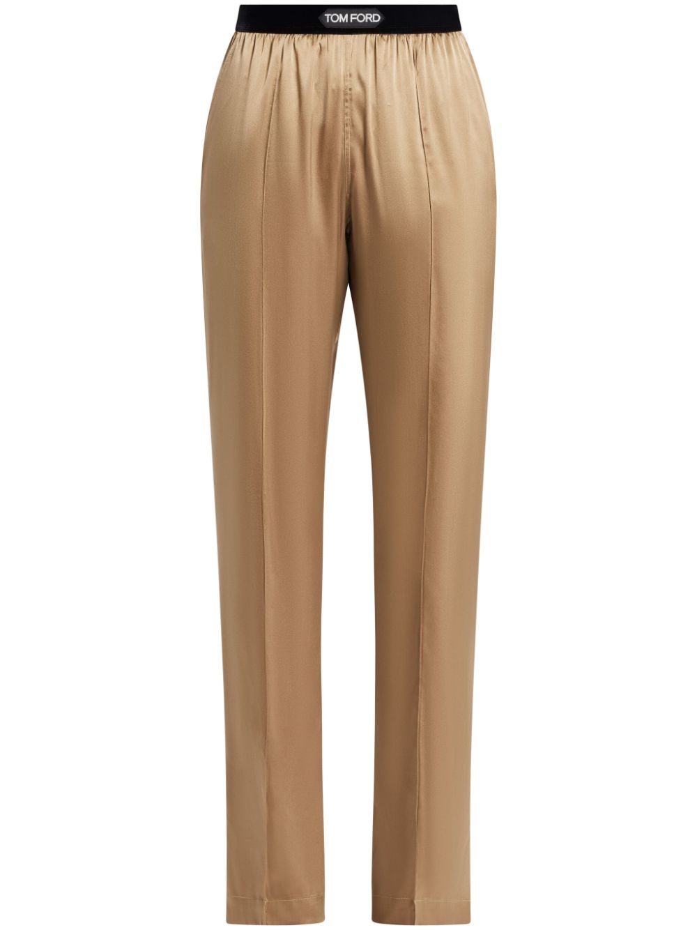 [빠른배송]  straight-leg satin trousers PAW397FAX881