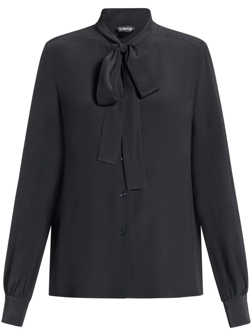 [빠른배송] 톰포드 ribbon tie-neck silk blouse